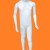 Manequim infanto Juvenil ovo plastico Branco MC-1689