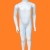 Manequim Infantil ovo plastico Branco MC-1682