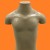 busto infantil bege MC-1427